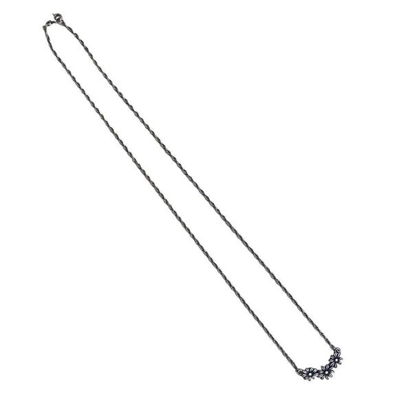 James Avery Margarita Three Flowers Sterling Silver Necklace Retired - Picture 9 of 15